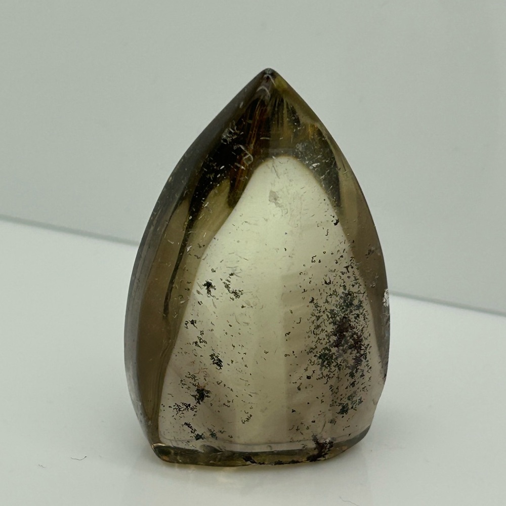 Smoky quartz crystal
